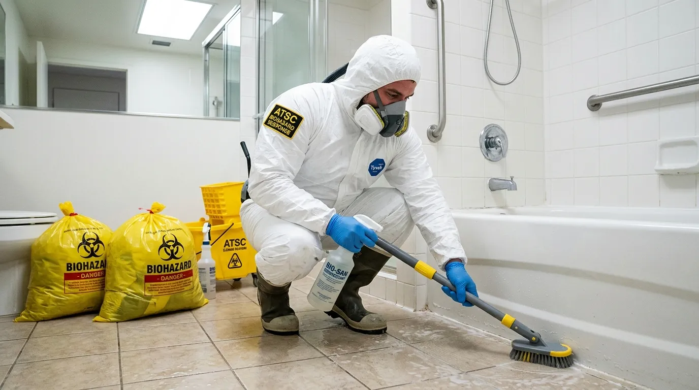 Decontamination equipment deployed for Blood Cleanup in Olney